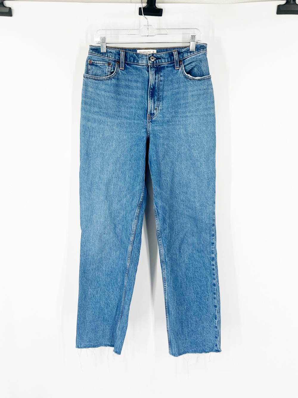 Abercrombie & Fitch Curve Love The ‘90s Straight Jeans Ultra High Rise